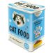 Nostalgic-Art Retro voorraadblik L, Cat Food – Love Mix – Geschenkidee voor kattenbezitters, Groot blik voor droogvoer, Vintage design, 3 l