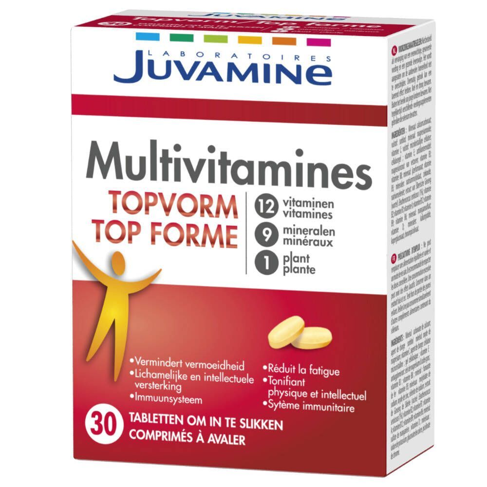Juvamine Juvamine Topvorm Multivitamines 30 capsules