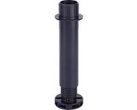 Merkloos / Sans marque Hettich Stelpoot voor bed - middenbalk ondersteuning - 190 mm hoog - verstelbaar - 450 kg - zwart kunststof
