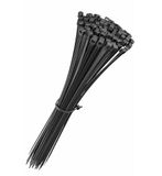 Kippen 9015CK 100 stuks zwarte kabelbinders voor kabelboom 200 x 3,6 mm