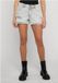 Urban Classics Destroyed Denim Korte broek W32 Zilverkleurig