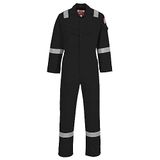 Portwest Super Lichtgewicht Antistatische Overall 210gm FR21 - Zwart - XXL