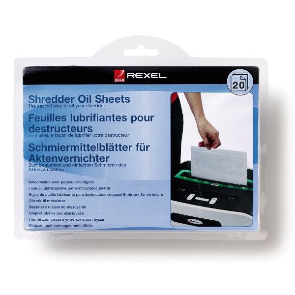 Rexel Oil Sheets voor Papiervernietigers (20)