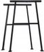 ATHEN 2x Pieds de table, support de table, table de jardin, table de parc, pieds en acier, noir