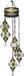 Sultanlights Oosterse mozaiek hanglamp - Groen - Hoogte 97cm - Breedte 20cm - Diameter bol(len) 13,5cm