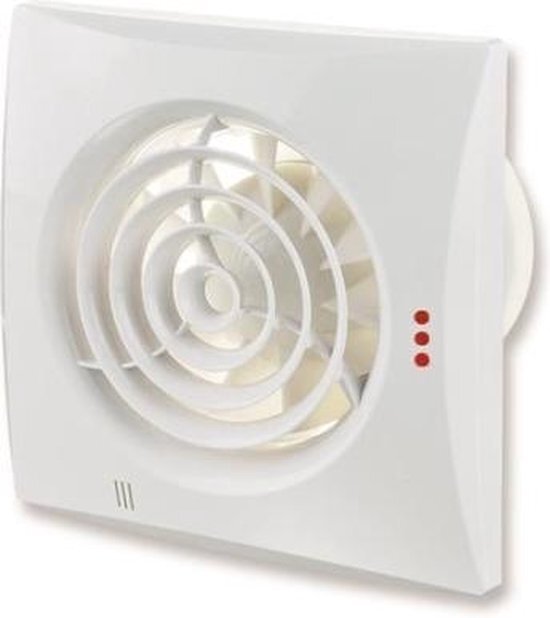 SIKU ventilatie Badkamer - Toilet - Ventilator Quiet Ø100mm | zeer stil | (25dB) met kogellager en timer