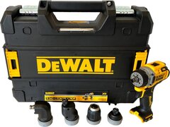 DeWalt DCD703NT 12V Li-ion Accu boormachine body met 4 verwisselbare koppen in TSTAK koffer