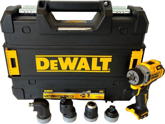 DeWALT DCD703NT 12V XR Multi-head Accu Schroefboormachine - Body in TSTAK