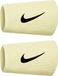 Nike Accessoires Premier Doublewide 2 Pk Polsband Geel Homme
