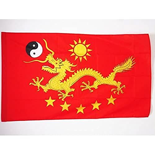 Keizerlijke China Vlag 150x90 cm - Chinese Vlaggen 90 x 150 cm - Banier 3x5 ft met Gat - AZ FLAG
