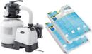 Intex - Salzwassersystem 26668GS & Schwimmbadsalz 100 kg & WAYS Scheuerbürste