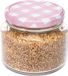 Hega Hogar Weckpot/voorraadpot Classico - 600 ml - kunststof - draaideksel - roze - D10 x H9 cm