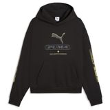 PUMA Sport Boxy Graphic fleece hoodie voor Heren, Zwart, Maat M