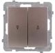 Ospel LP-7G/m/45, satijnstaal, IP20, 250 V, 10 A, 71 mm, 40 mm