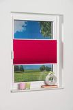 K-home Klemmfix geplooide Palma Fuchsia 70 x 130 cm