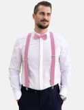 massi morino Salopettenset met strik Rosa Polyester Mannen