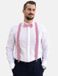 massi morino Salopettenset met strik Rosa Polyester Mannen