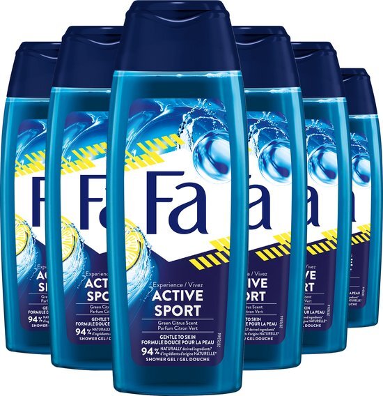 Fa Sport - 6x 250 ml - Voordeelverpakking - Douchegel