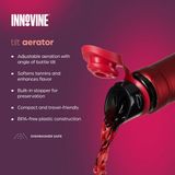 Innovine™ Wijnbeluchter - Tilt Aerator in Raspberry