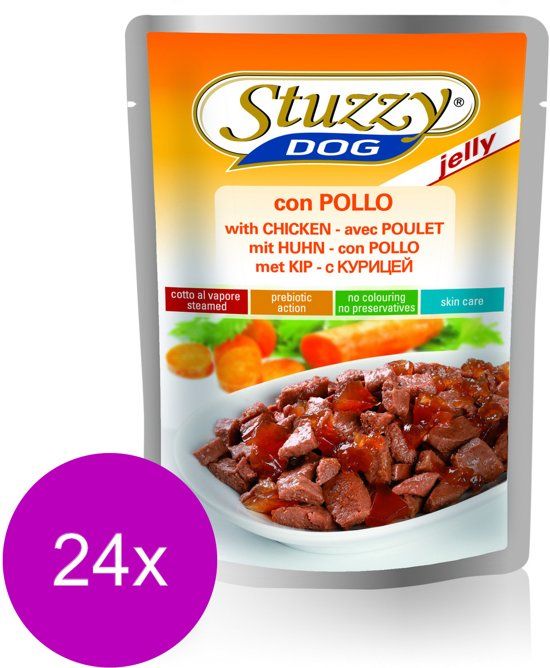 Stuzzy Pouch Adult 100 g - Hondenvoer - 24 x Kip