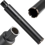 VEVOR Kernboor, 63,5 mm Diameter, 356 mm Boordiepte, 1-1/4 Inch-7 Binnendraad, Zeer Nauwkeurige Lastechnologie, Natte Diamantkernboor voor Gewapend Beton, Baksteen En metselwerk.