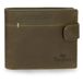 Pepe Jeans Staple Horizontale portemonnee met kliksluiting, groen, 11 x 8,5 x 1 cm, leer