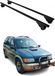 Omac Barres de toit pour Kia Sportage Mk1 JA 1995-2004 – Tüv / Din 75302:2019 – Antivol inclus – Charge max 75 kg – 2 barres noir