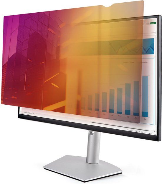 StarTech 27" Gold Monitor Privacy Filter - Reversible, Anti-Glare, Removable
