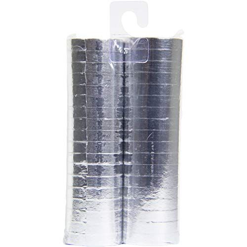 Folat - Zilverkleurige Metallic Serpentines 4m - 2 stuks