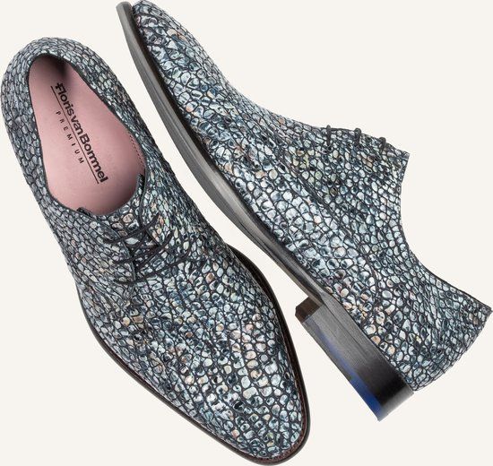 Floris van Bommel Sfm-30201 De Netter Nette schoenen - Heren - Blauw - Maat 44