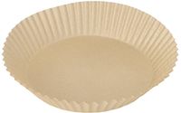 Papstar 100 Bakpapier Ø 16 cm · 4,5 cm bruin voor heteluchtfriteuses