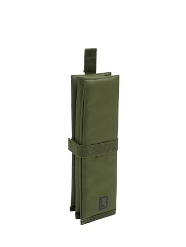 Brandit Vouwmat/zitkussen opvouwbaar outdoor trekking mat jacht onderlaag, kleur: olijf