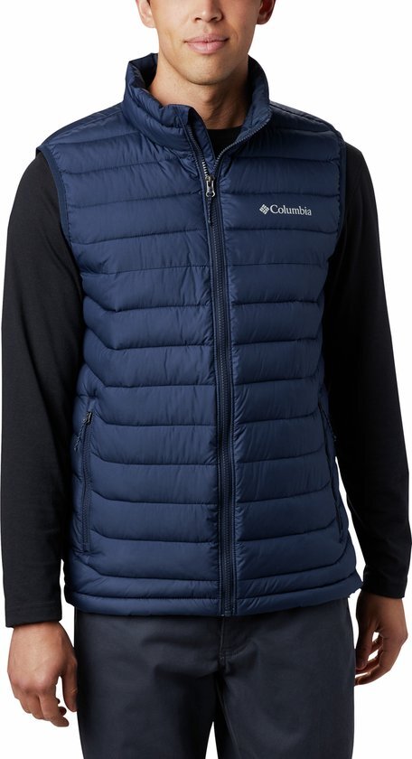 Columbia Powder Lite Vest Men, collegiate navy S 2019 Kunstvezel bodywarmers