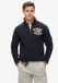 Superdry Vintage Athletic sweatshirt met halve ritssluiting Heren Eclipse Navy L