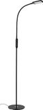 Briloner Office Remote LED Vloerlamp Zwart