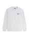 Tommy Jeans Sweatshirt 'Signature Logo Sueded' navy / grijs gemêleerd / rood