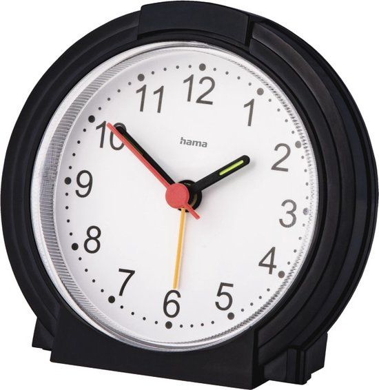 Hama Wekker "Classic" - Zwart/Wit - 17 cm