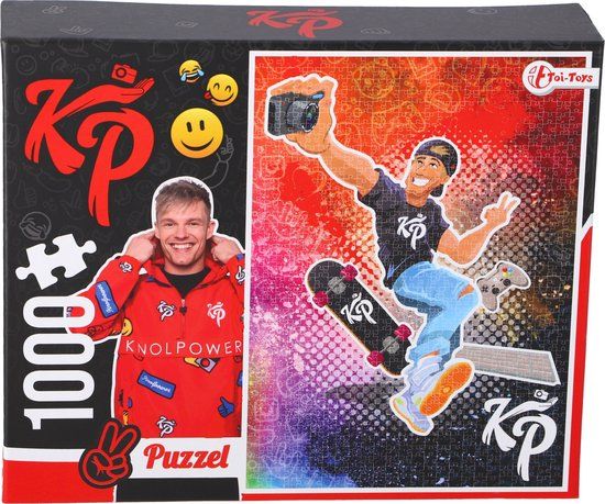 Toi Toys BV Knol Power Puzzel 1000 Stukjes - Blauw - 6+ jaar