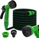 DivoDV Tuyau d'arrosage flexible 15 mètres – Tuyau d'arrosage extensible avec pistolet d'arrosage – Adaptateur de robinet et 7 positions de pulvérisation inclus