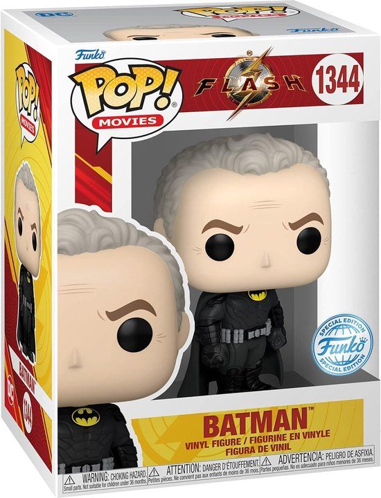 Funko Pop! Movies: The Flash - Batman (Keaton) Unmasked #1344