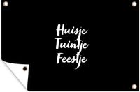 Poster de jardin - Texte - Tableau de jardin - 180x120 cm - PVC
