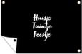 Poster de jardin - Texte - Tableau de jardin - 180x120 cm - PVC