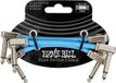 Ernie Ball 6459 Flex Patch Cables Patchkabel Blauw 7.5cm 3-Pack