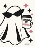 Funny Ghost Themed Halloween Notebook