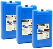 Arte r Artesania Cerd Set van 5x stuks koelelementen 11 x 5 x 22 cm blauw