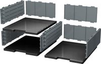Exacompta MODULODOC lade met zwarte voorzijden - Jumbo box - ECOBlack - Donkergrijs