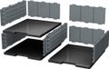 Exacompta MODULODOC lade met zwarte voorzijden - Jumbo box - ECOBlack - Donkergrijs