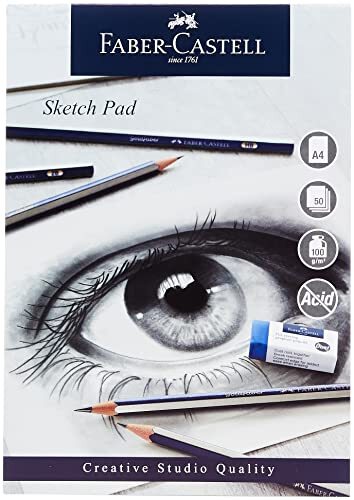 Faber-Castell Creative Studio schetsblok, A4 100 g/m² blok met 50 vellen