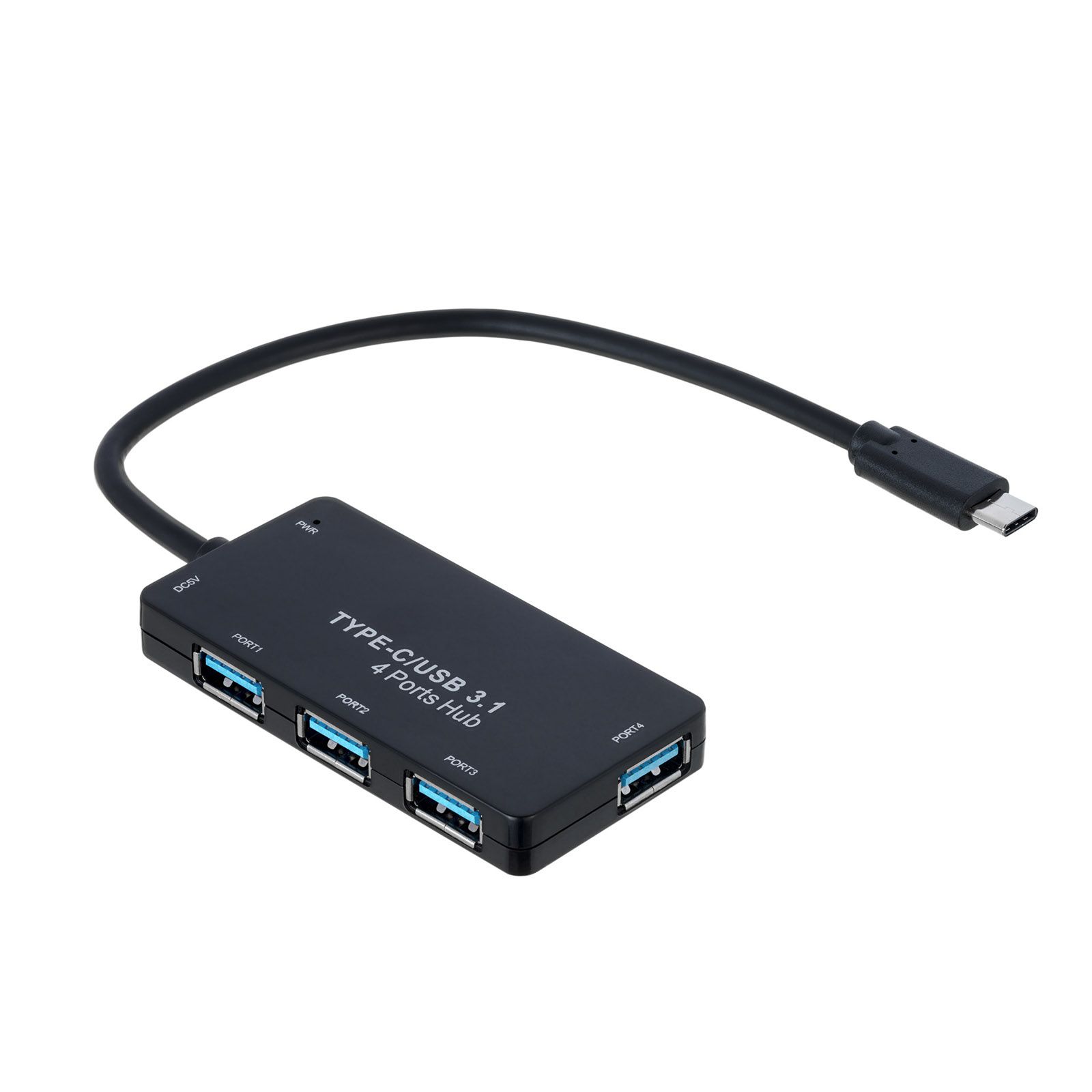 Akyga AK-AD-52 USB 3.1 Hub - 4 Ports - Zwart