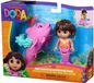Spin Master Dora Figuurspeelset Dora en Rosa de dolfijn, met 2 beweegbare figuurtjes en accessoires, geschikt voor kinderen vanaf 3 jaar